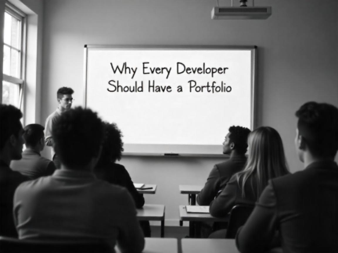 Why Every Developer Should Maintain a Portfolio in 2025 - Blog Cover Image