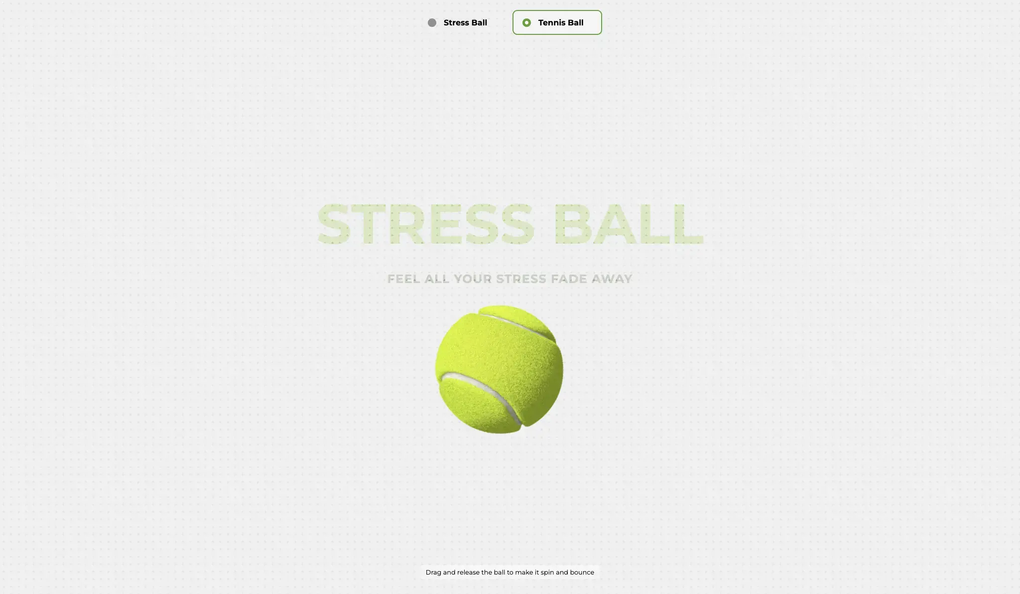 The Amazing Stress Ball – Pure HTML & CSS Interactive Animation - Project Thumbnail