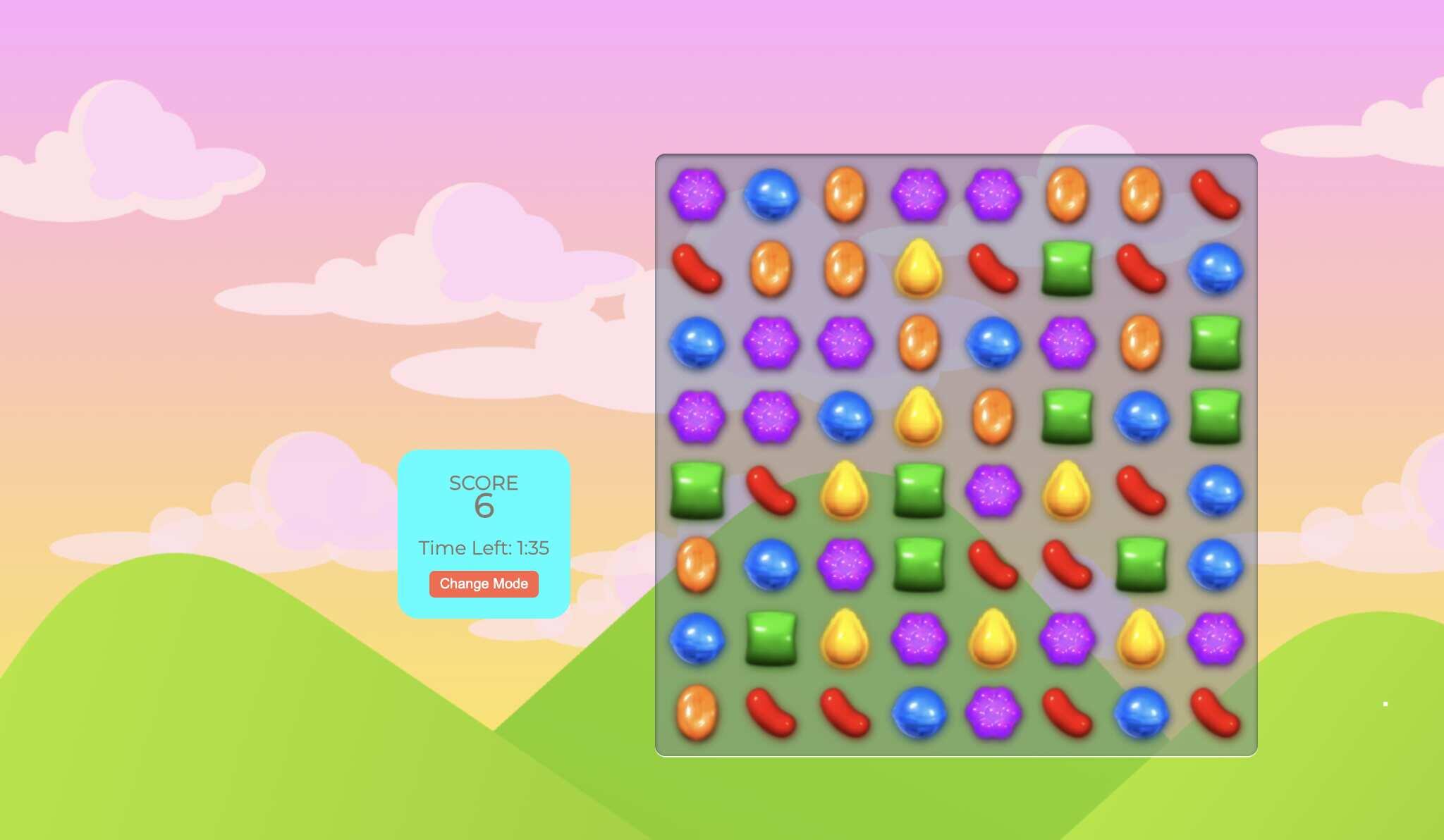 Candy Crush Game – HTML, CSS, and JavaScript - Projects Image