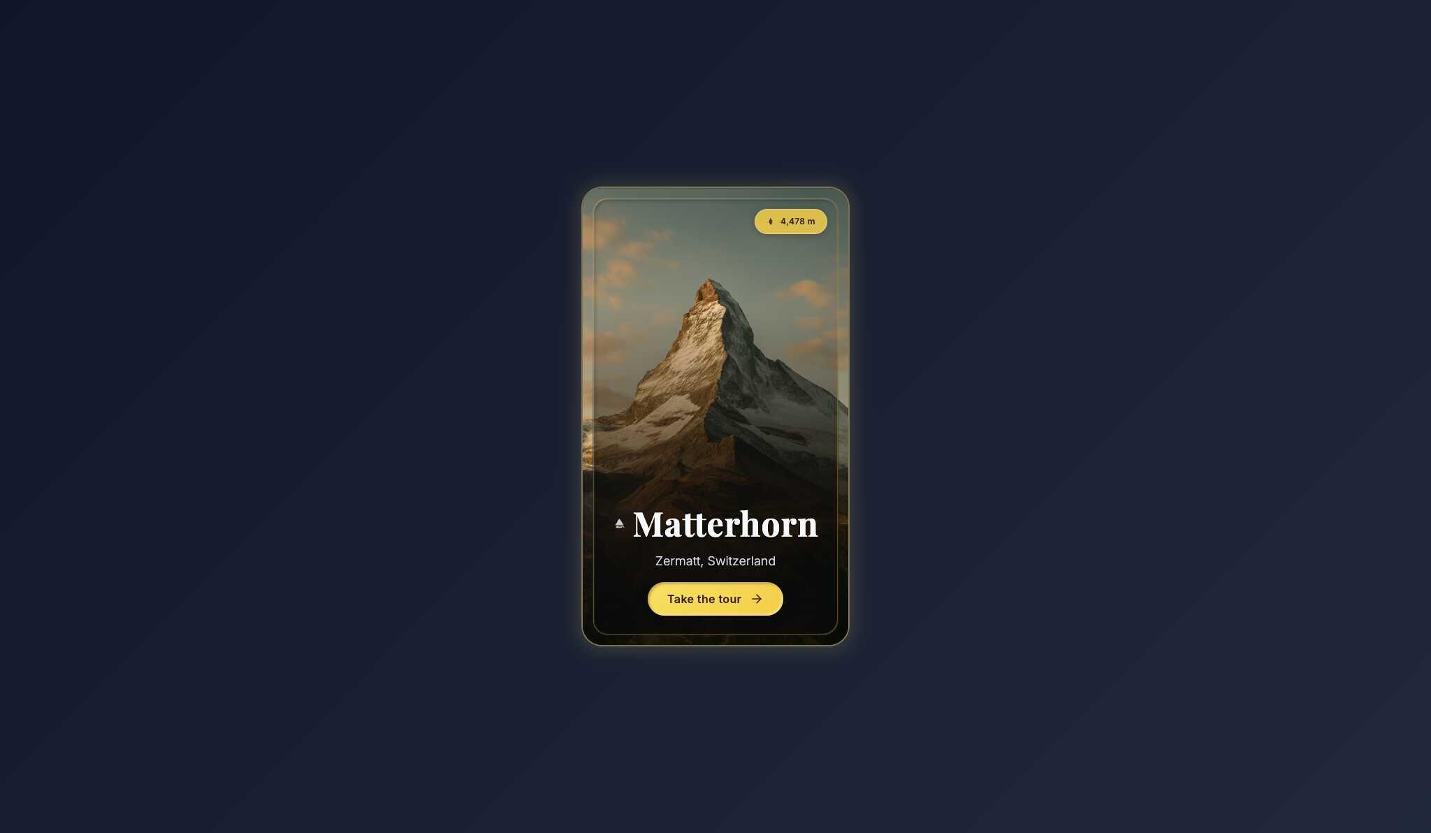 CSS 3D Card with Vanilla Tilt – Interactive UI Design Example - Projects Image