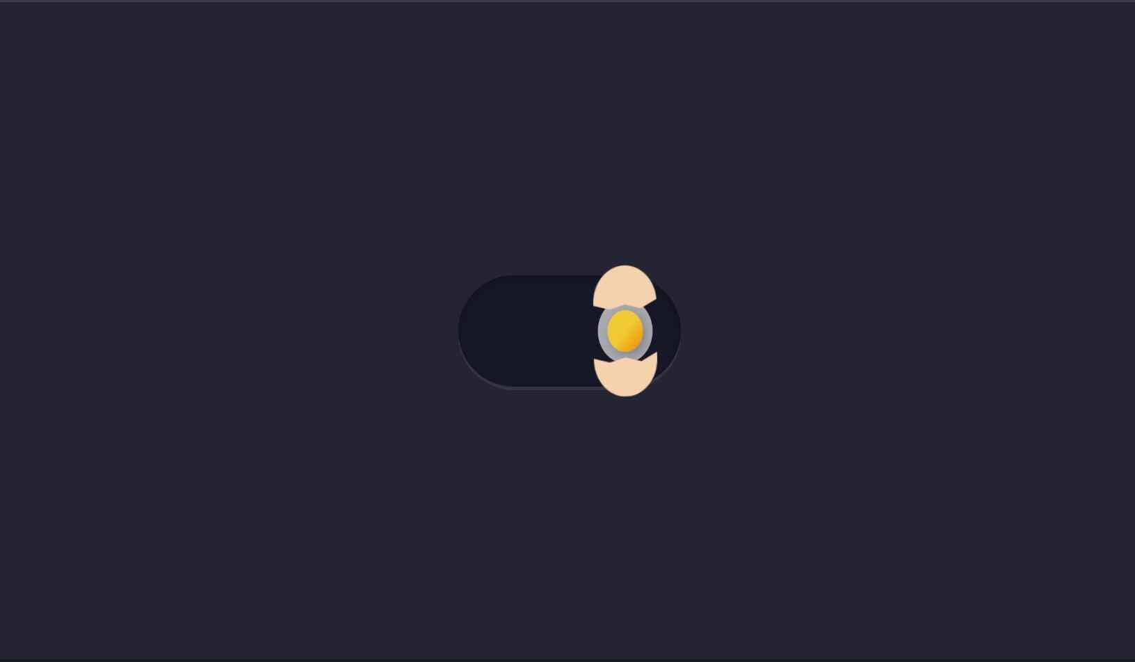 Egg Toggle Switch Animated | Creative UI Toggle Effect Egg Toggle Switch Animated | Creative UI Toggle Effect - Project Thumbnail