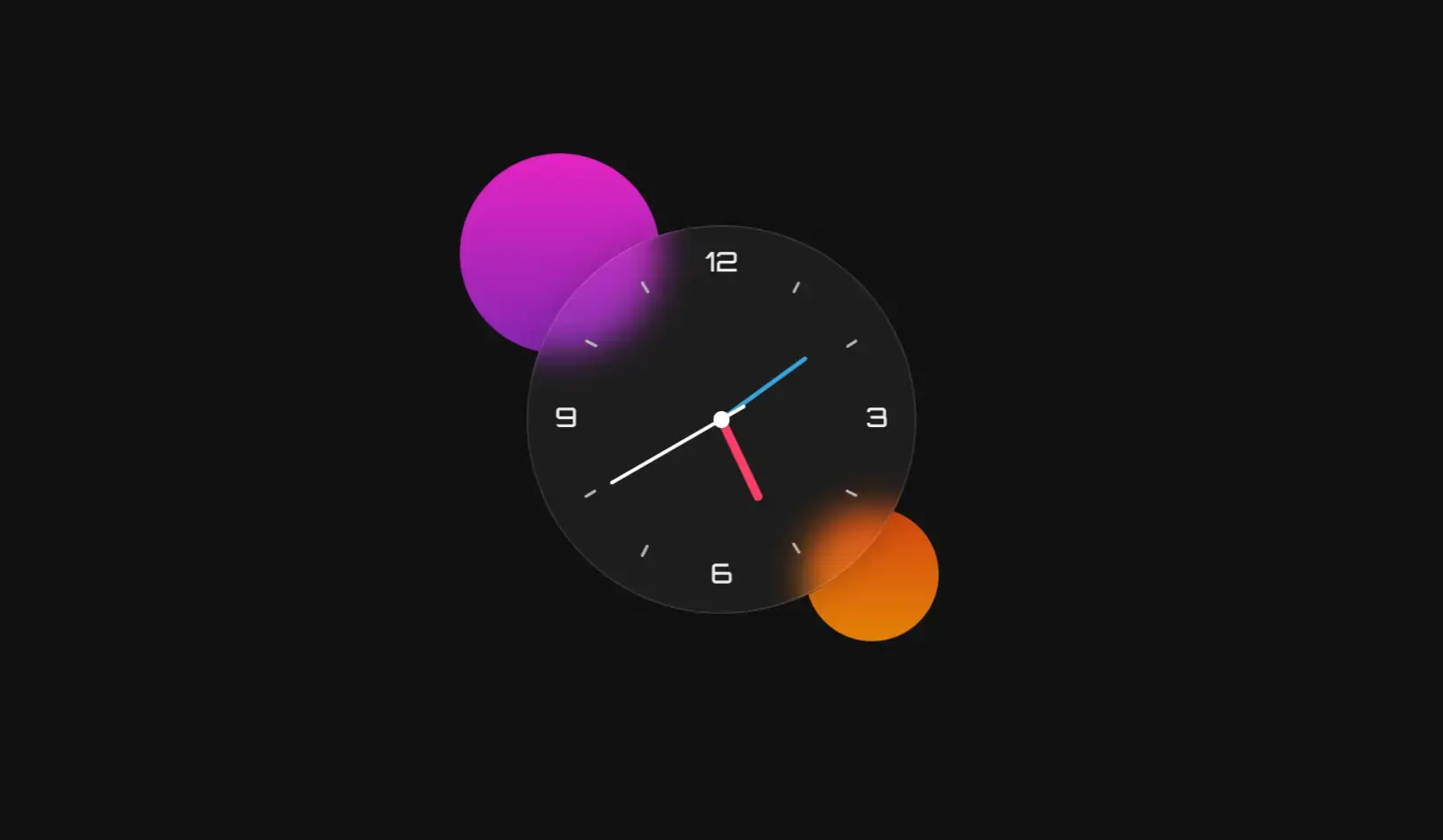 Glassmorphism Analog Clock in HTML, CSS & JavaScript – Modern Frosted UI Clock - Project Thumbnail